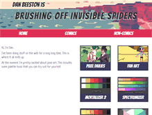 Tablet Screenshot of invisiblespiders.com